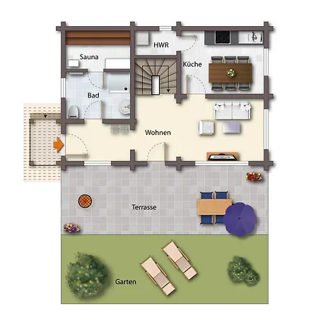 Blockhaus Alexander Von Humboldt - 2 Reihe Meerblick Hébergement de vacances