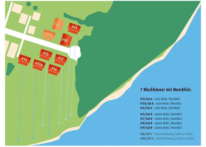 Blockhaus Alexander Von Humboldt - 2 Reihe Meerblick Feriehus *